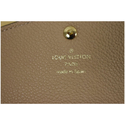 LOUIS VUITTON Curieuse Monogram Empreinte Leather Wallet Bronze
