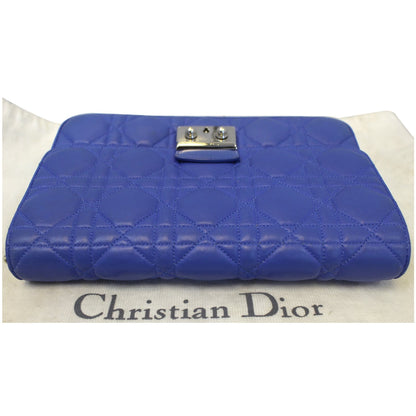 CHRISTIAN DIOR Miss Dior Promenade Cannage Quilted Leather Crossbody Bag