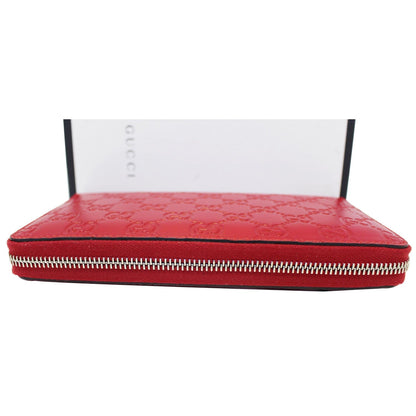 GUCCI Signature Continental Guccissima Zip-around Wallet