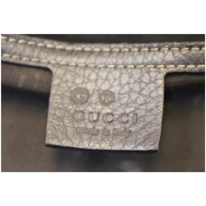 GUCCI Crystal Coated GG Guccissima Boston Bag 265697 Beige