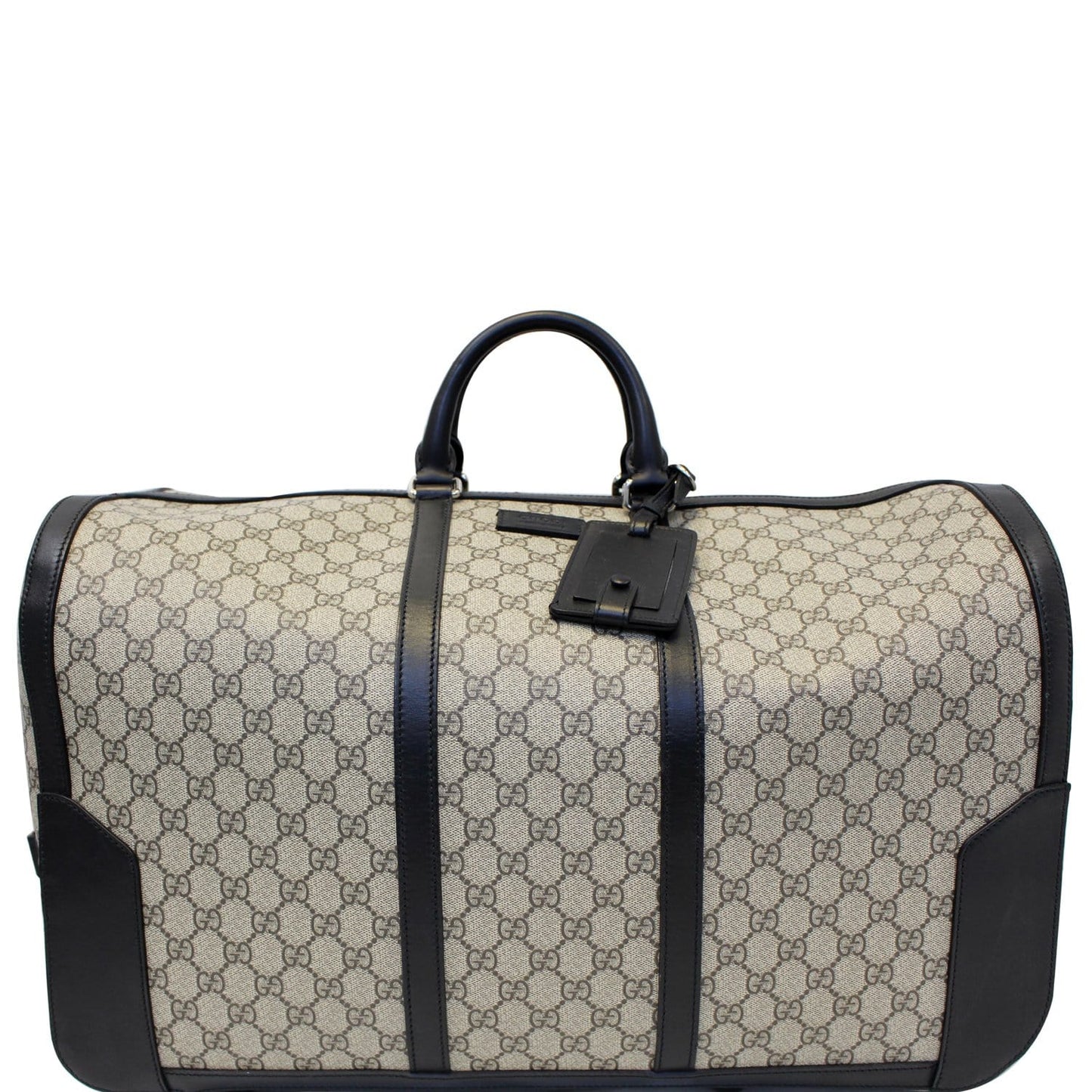 GUCCI GG Supreme Duffle Carry-on Bag 406382 Beige