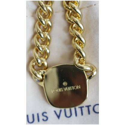 LOUIS VUITTON LV ID Chain Necklace Gold M61092