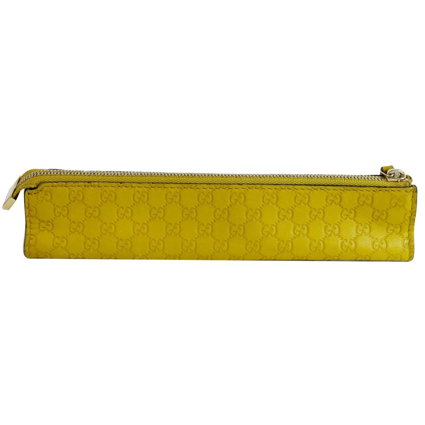 GUCCI Microguccissima Pencil Pouch Yellow 256579