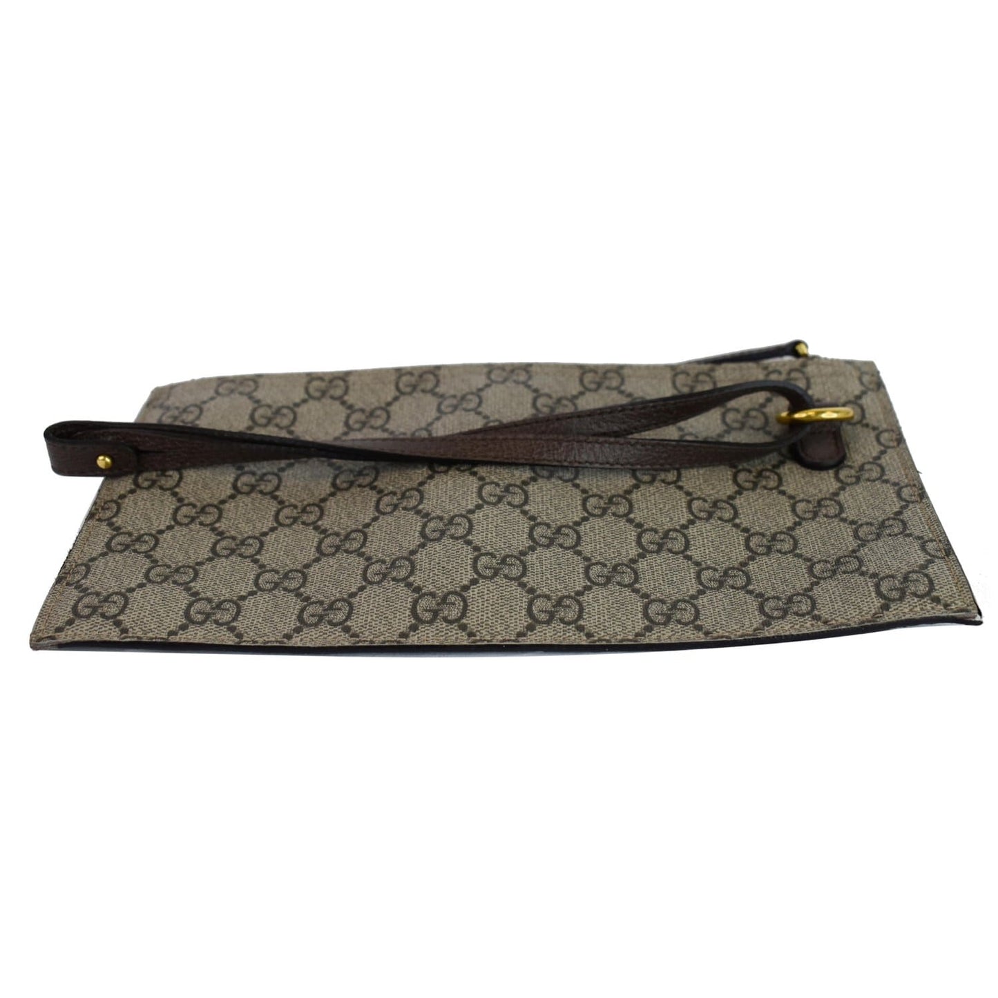 GUCCI Ophidia Soft GG Supreme Pouch Wristlet Beige 519335