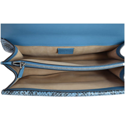 GUCCI Dionysus Small Blind For Love Python Shoulder Bag Marine Blue 481606 - 15% OFF