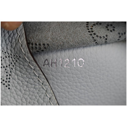 LOUIS VUITTON Muria Mahina Perforated Leather Crossbody Bag Vert