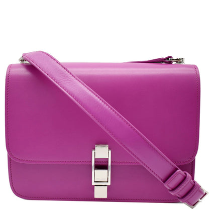 YVES SAINT LAURENT Le Carre Leather Shoulder Bag Pink - 10% OFF
