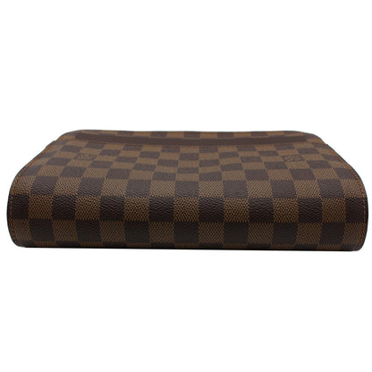 LOUIS VUITTON Saint Louis Damier Ebene Pochette Clutch Bag Brown
