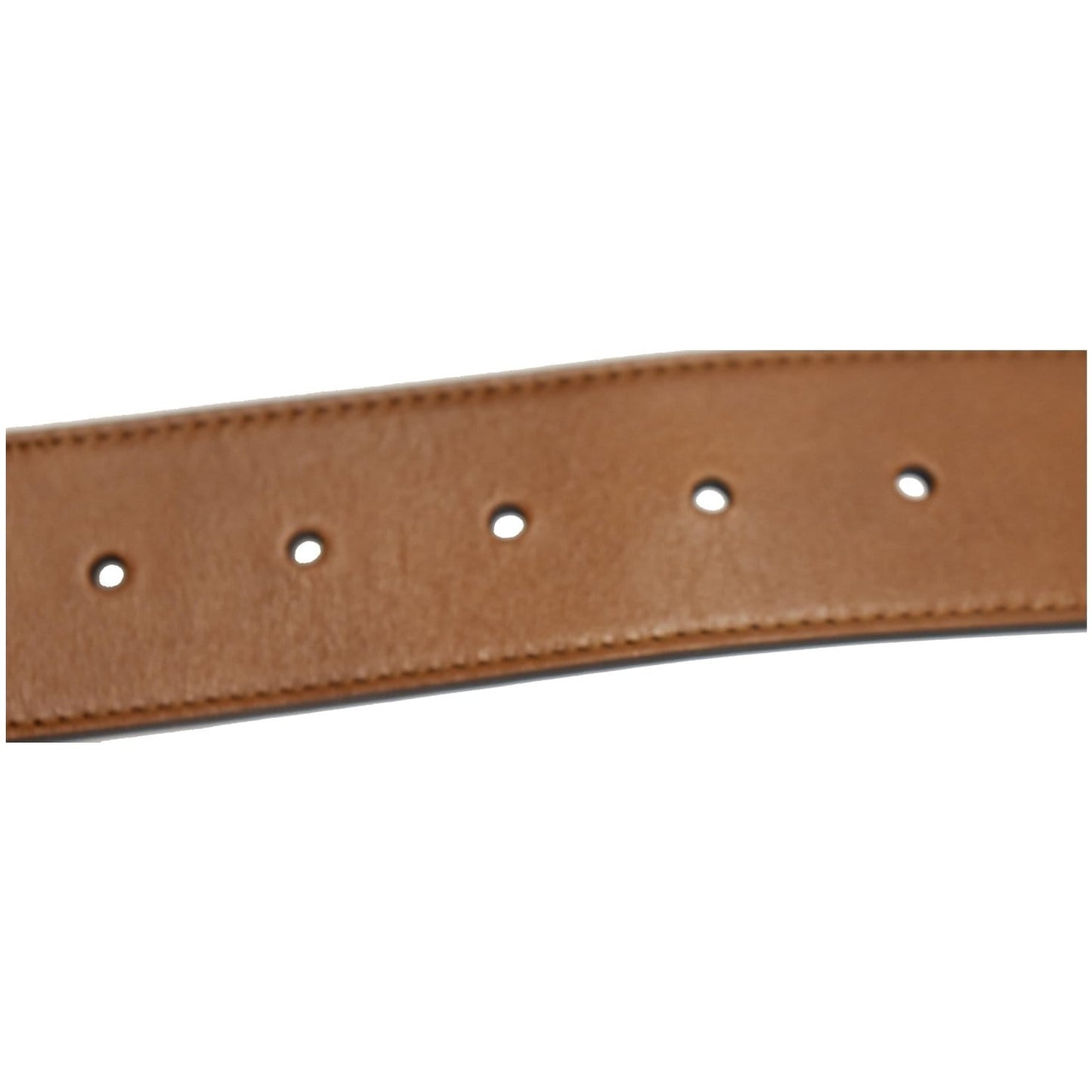 GUCCI Web Double G Buckle Leather Belt Multicolor Size 95/38