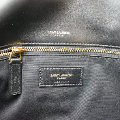 YVES SAINT LAURENT Niki Medium Leopard Print Leather Shoulder Bag Multicolor