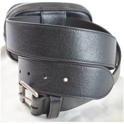 GUCCI Morpheus Leather Belt Bag Black 597676 - Final Sale