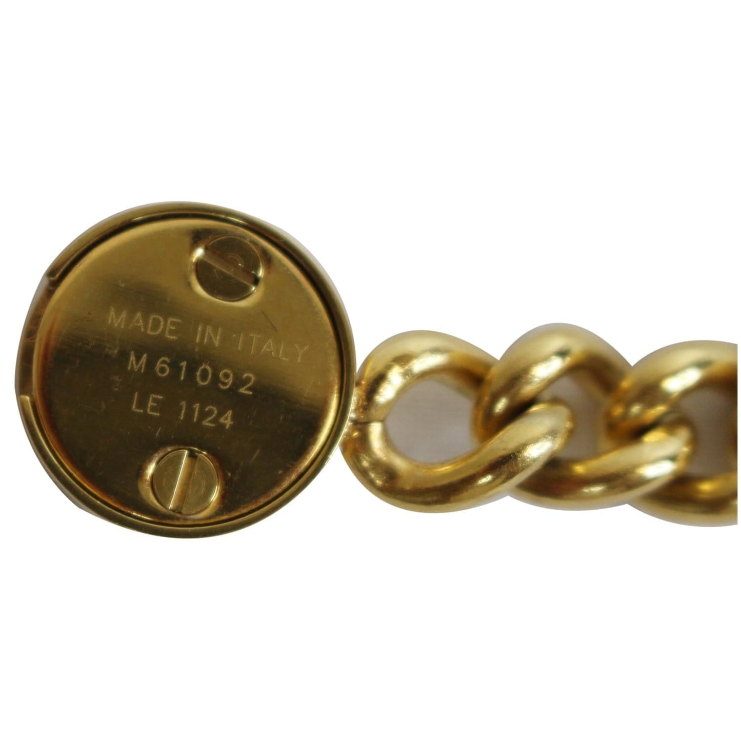 LOUIS VUITTON Chain ID Bracelet Gold M61092