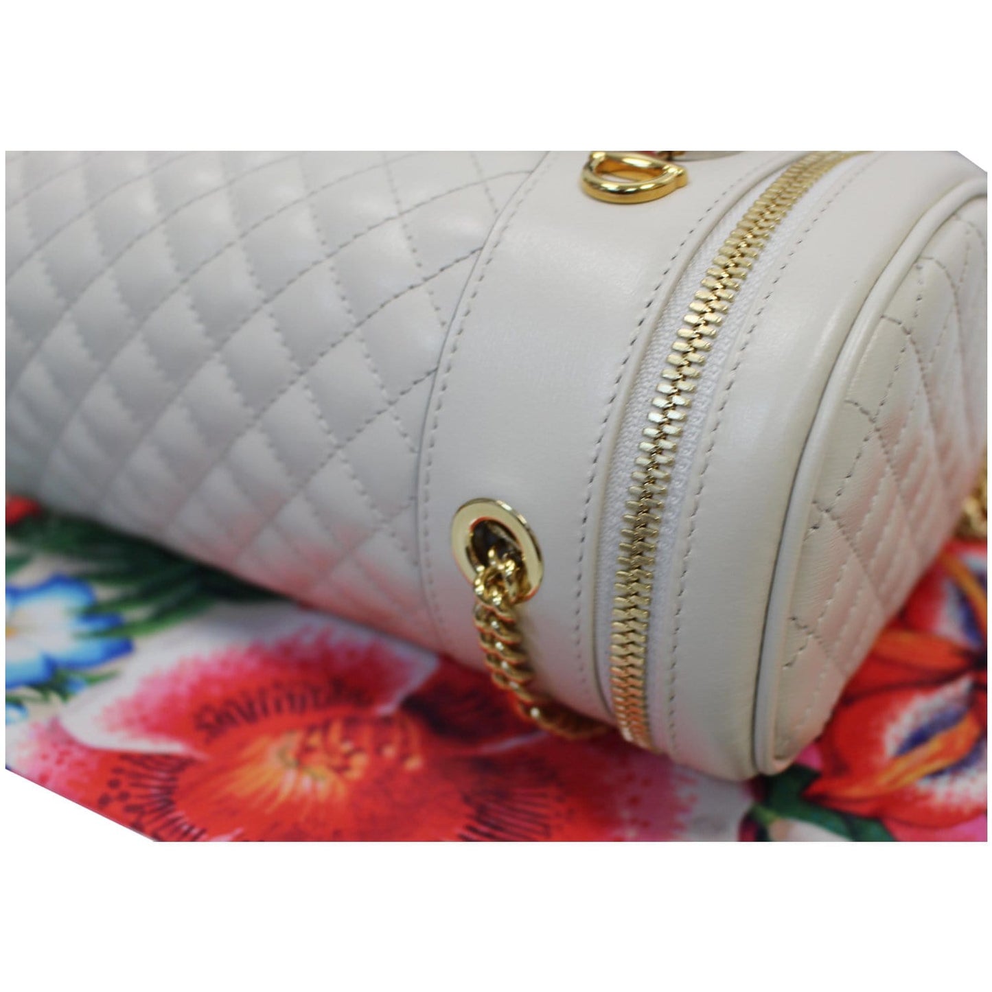 GUCCI Trapuntta Calfskin Leather Belt Bag White 572298 - 20% OFF