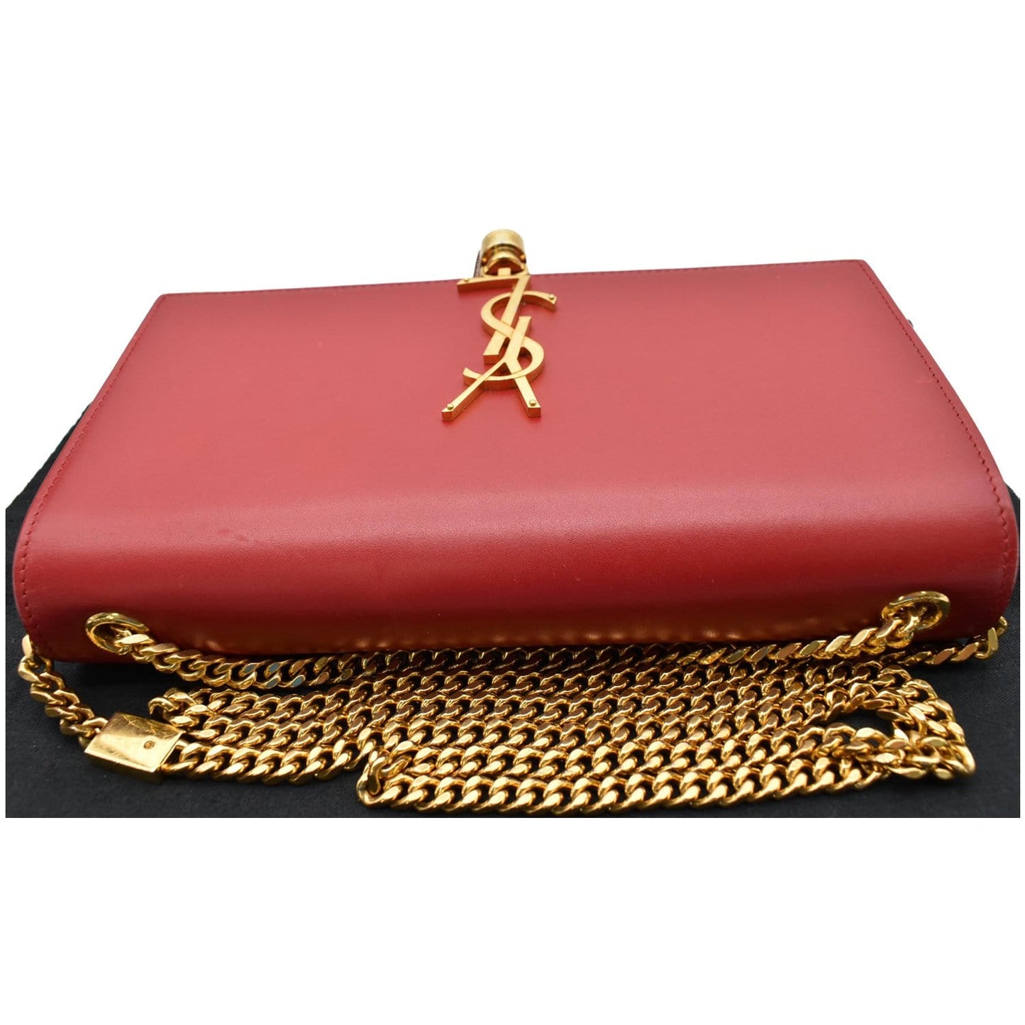 YVES SAINT LAURENT Kate Tassel Leather Crossbody Bag Red