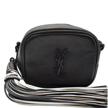 YVES SAINT LAURENT Blogger Leather Crossbody Bag Black - 20% OFF