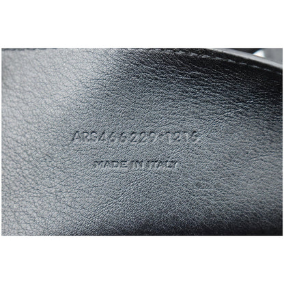 YVES SAINT LAURENT Amber Medium Leather Tote Bag Black