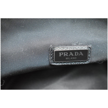 PRADA Nylon and Saffiano Leather 3789 Smartphone Case Black