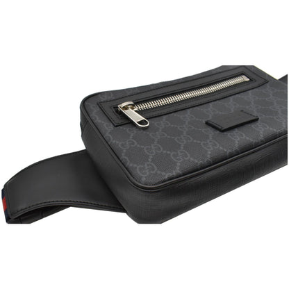 GUCCI GG Supreme Belt Bumbag Black 474293