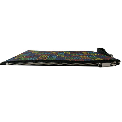GUCCI GG Psychedelic Supreme Canvas Clutch Multicolor 601087 - 10% Off