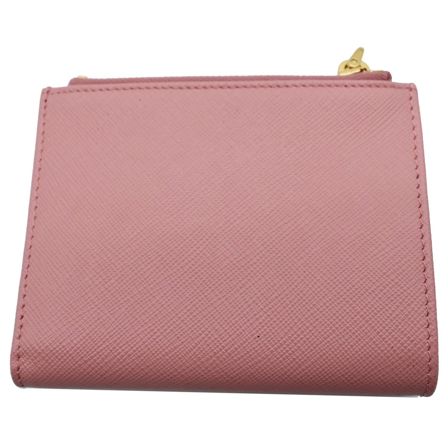 PRADA Small Saffiano Leather Wallet Pink