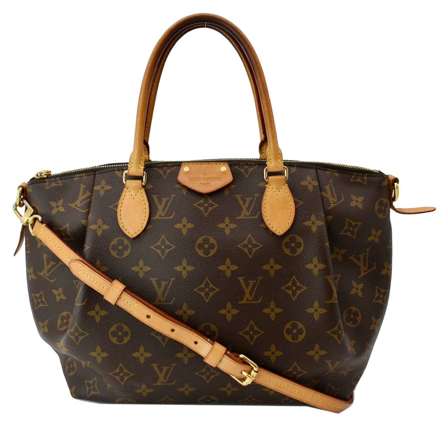 LOUIS VUITTON Turenne MM Monogram Canvas 2Way Shoulder Bag Brown