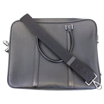 PRADA Saffiano Laptop Bag Grey - Last Call