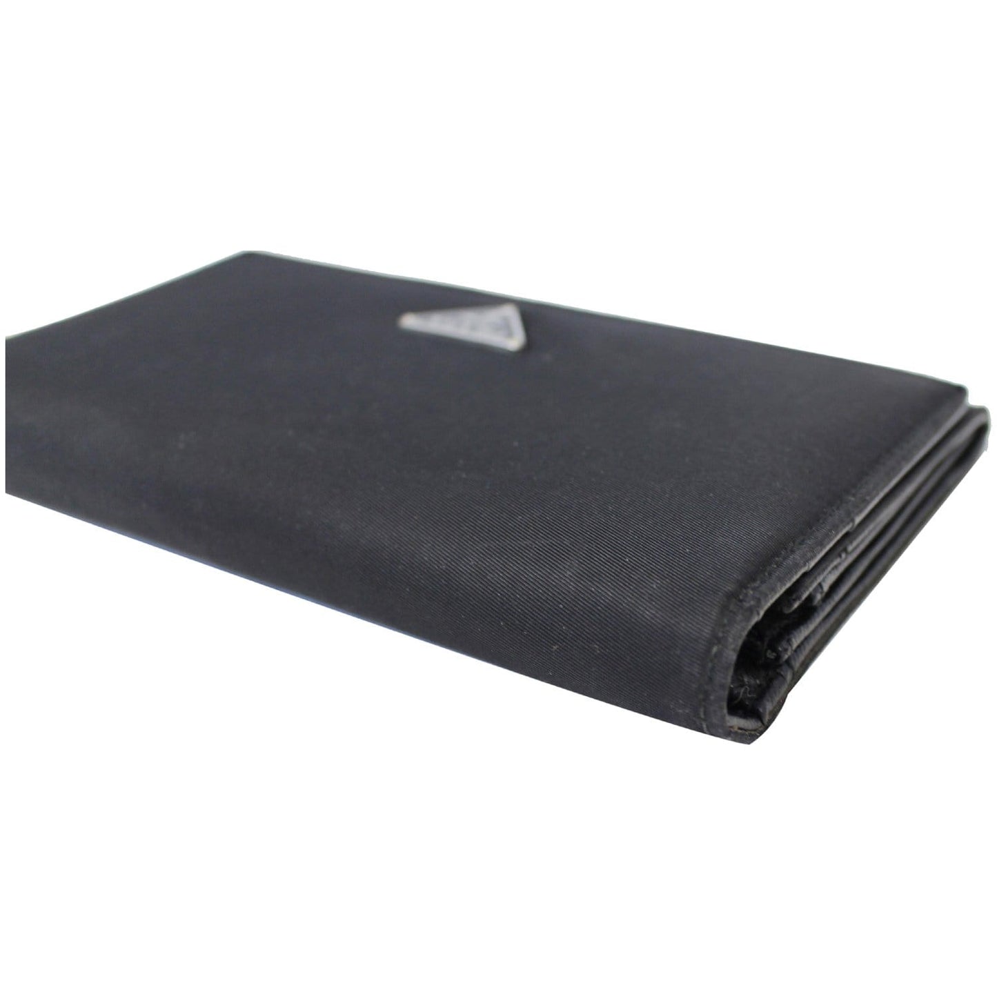 PRADA Nylon Bifold Long Wallet Black