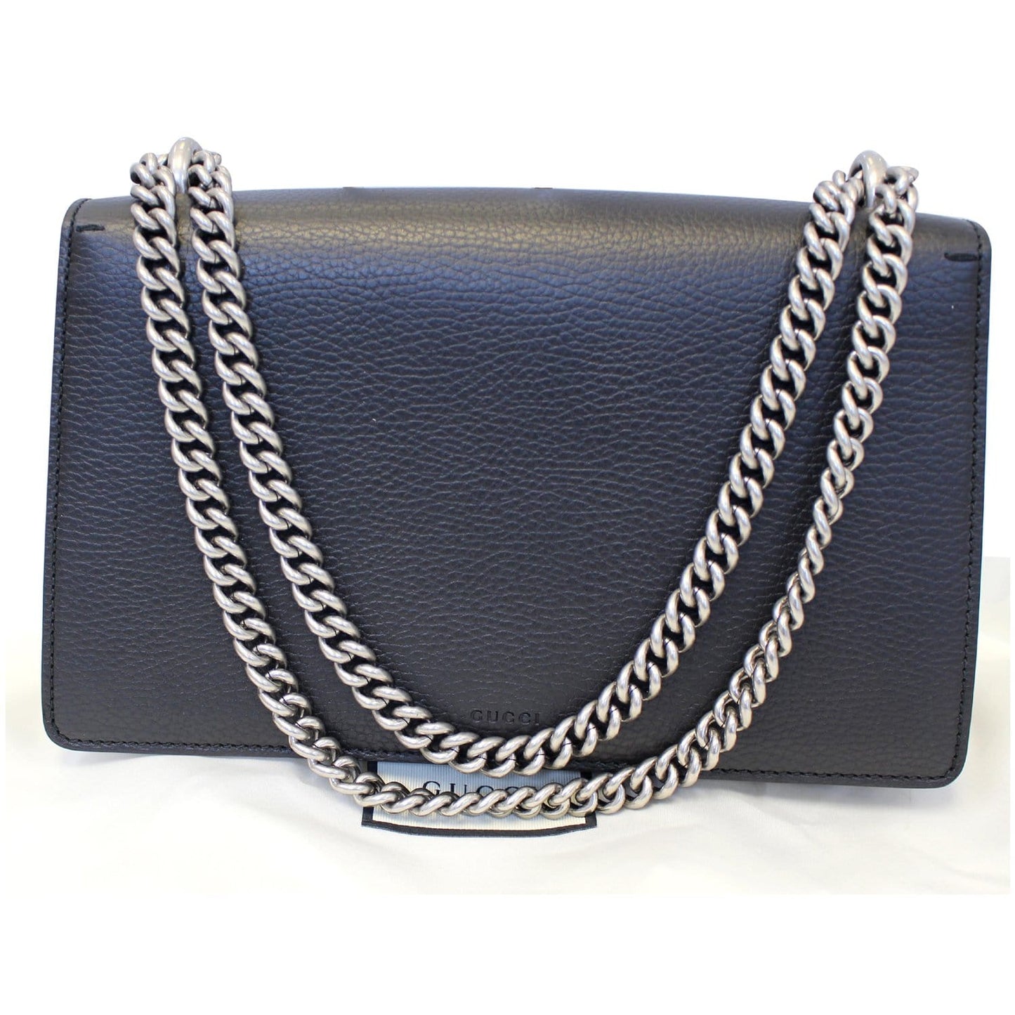 GUCCI Dionysus Small Leather Shoulder Bag 400249 Black