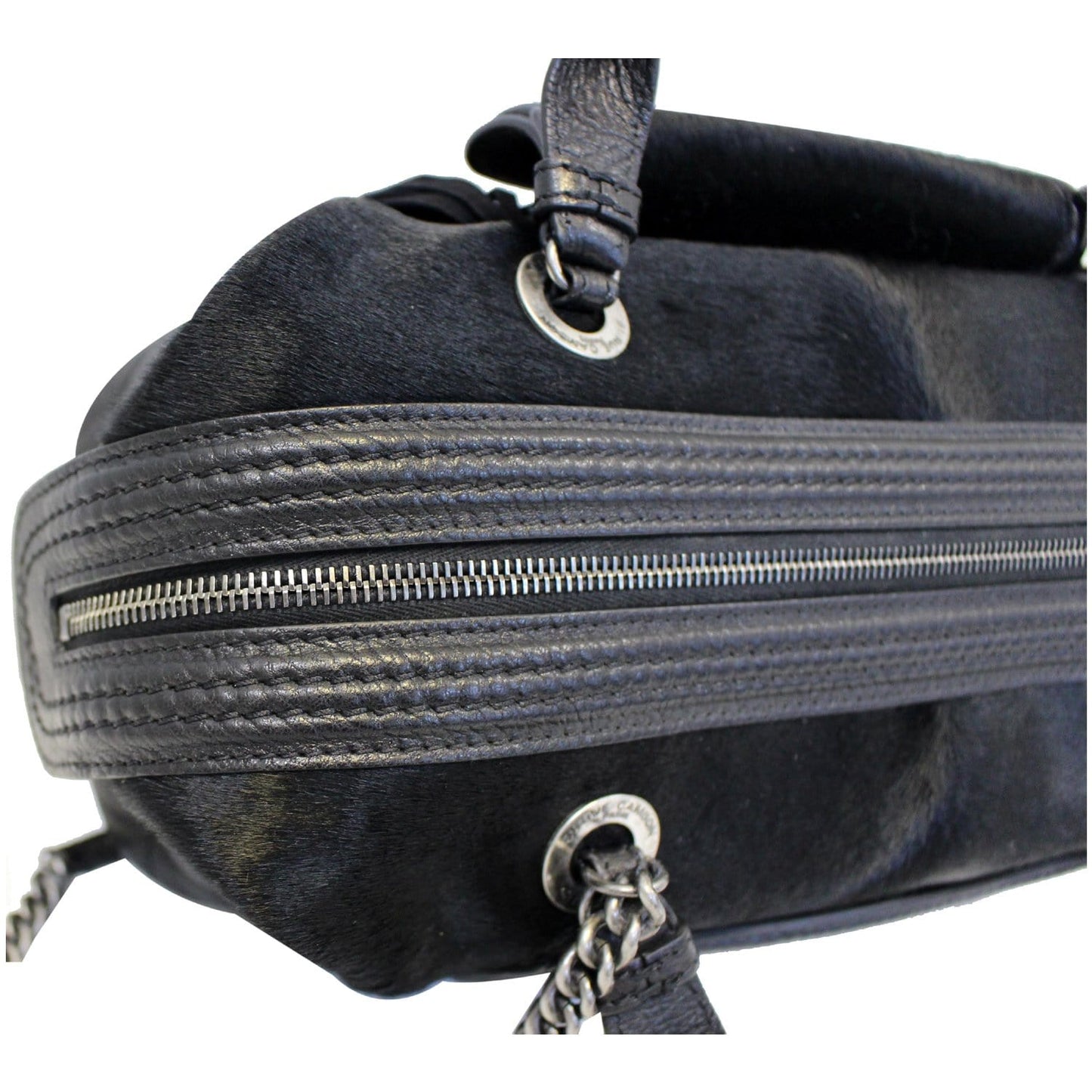CHANEL Paris Dallas Pony Hair Leather Fringe Bowling Bag Black - Last Call