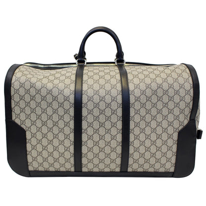 GUCCI GG Supreme Duffle Carry-on Bag 406382 Beige