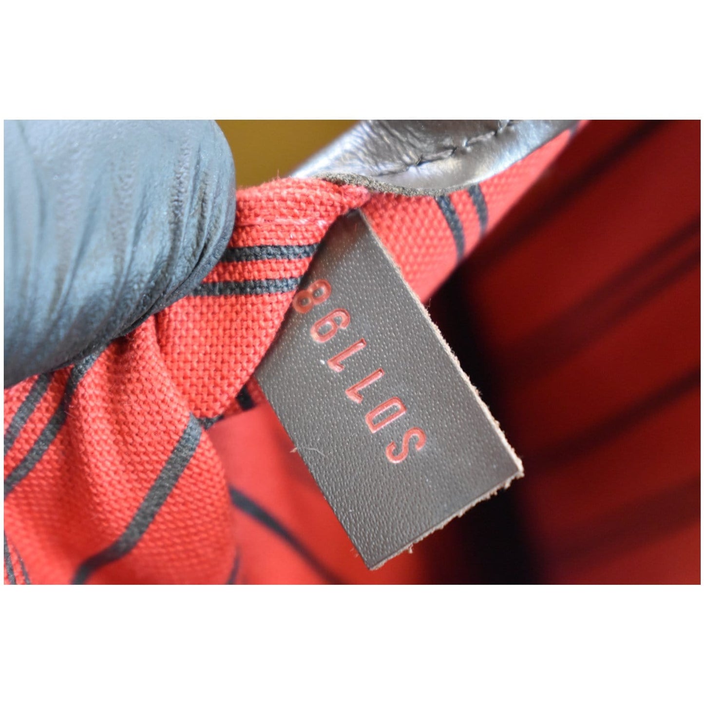 LOUIS VUITTON Neverfull GM Damier Ebene Shoulder Bag Brown