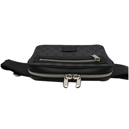 GUCCI GG Supreme Belt Bumbag Black 474293
