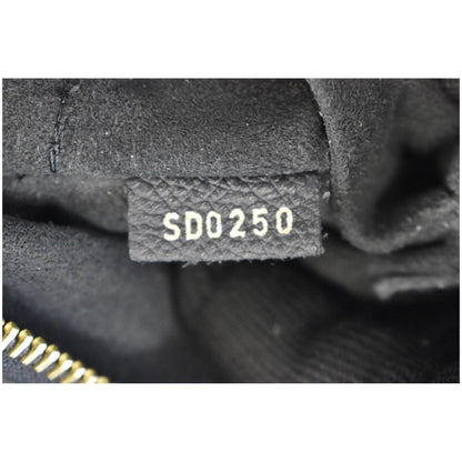 LOUIS VUITTON Surene MM Empreinte Leather Shoulder Bag Black