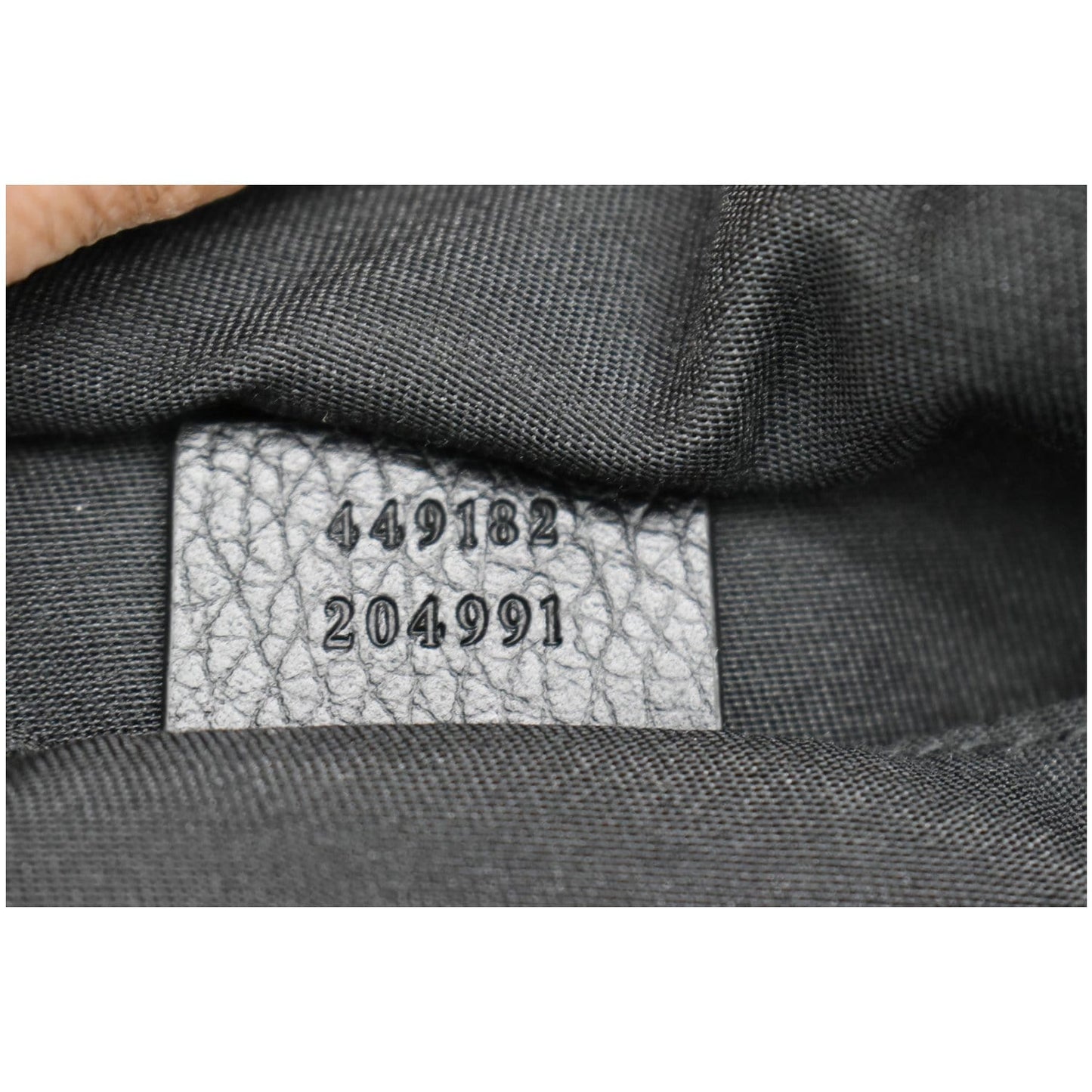 GUCCI GG Monogram Nylon Canvas Fanny Pack Belt Bag Black 449182