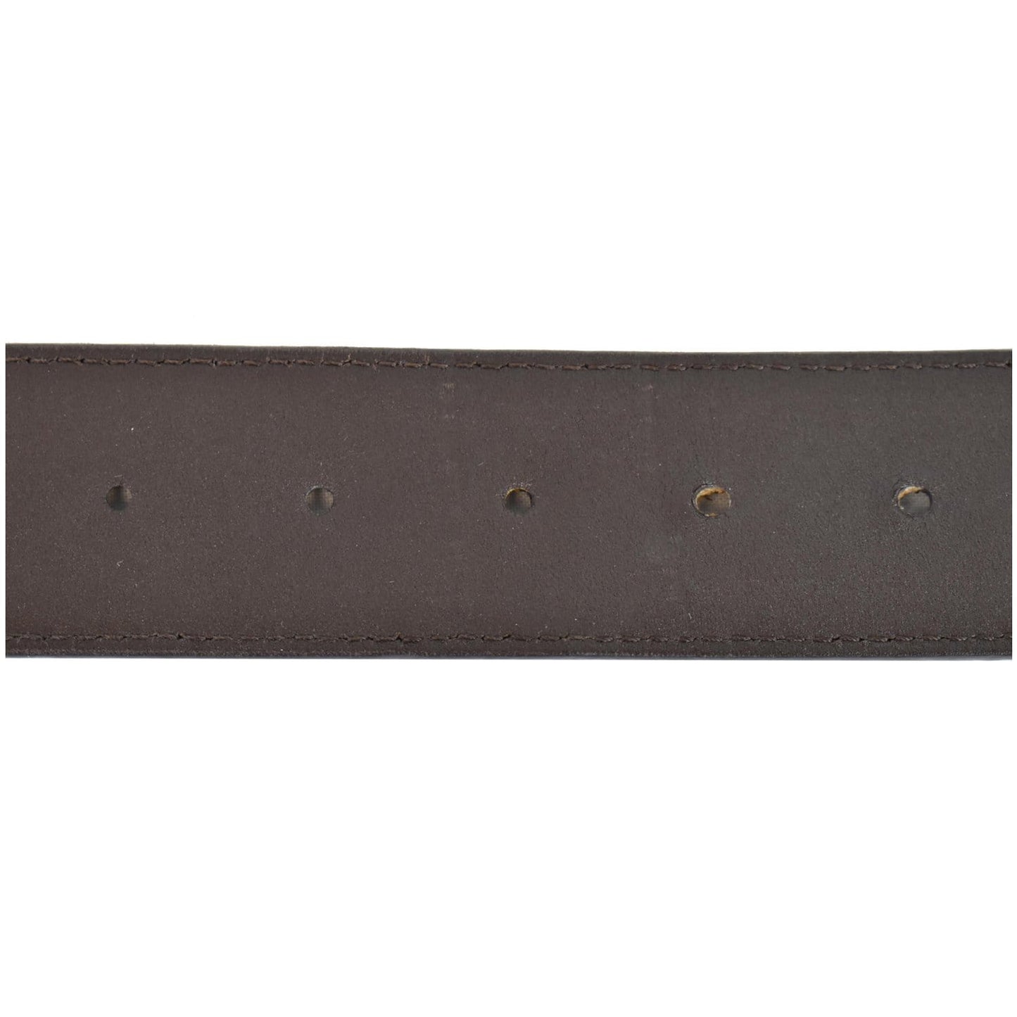 LOUIS VUITTON LV Initiales Damier Ebene Belt Brown