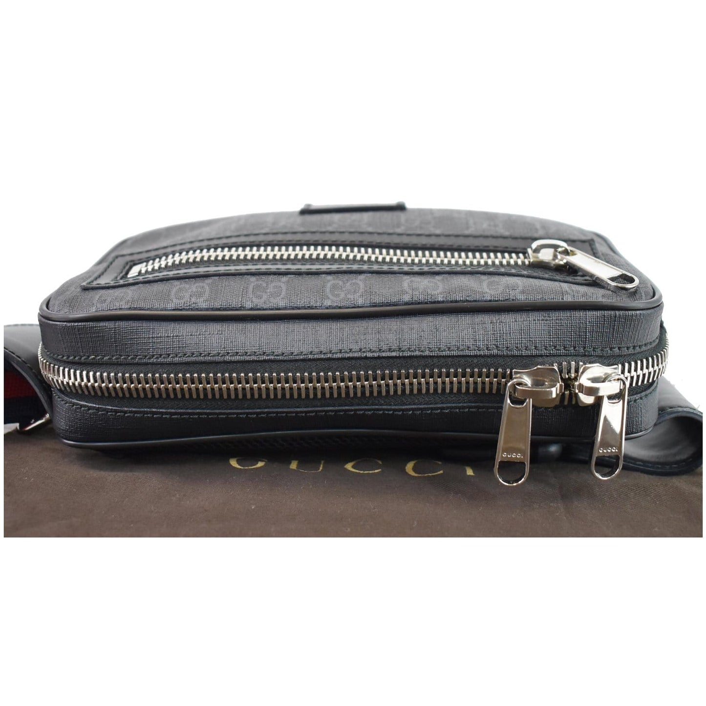 GUCCI GG Supreme Belt Bumbag Black 474293 - Last Call
