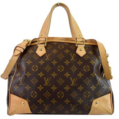 LOUIS VUITTON Monogram Canvas Retiro PM Shoulder Bag Brown