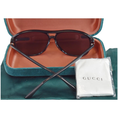 GUCCI Rectangular Sunglasses GG0016SA Black