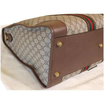 GUCCI Ophidia GG Large Carry-On Supreme Canvas Duffle Bag Beige 598152 - 20% OFF