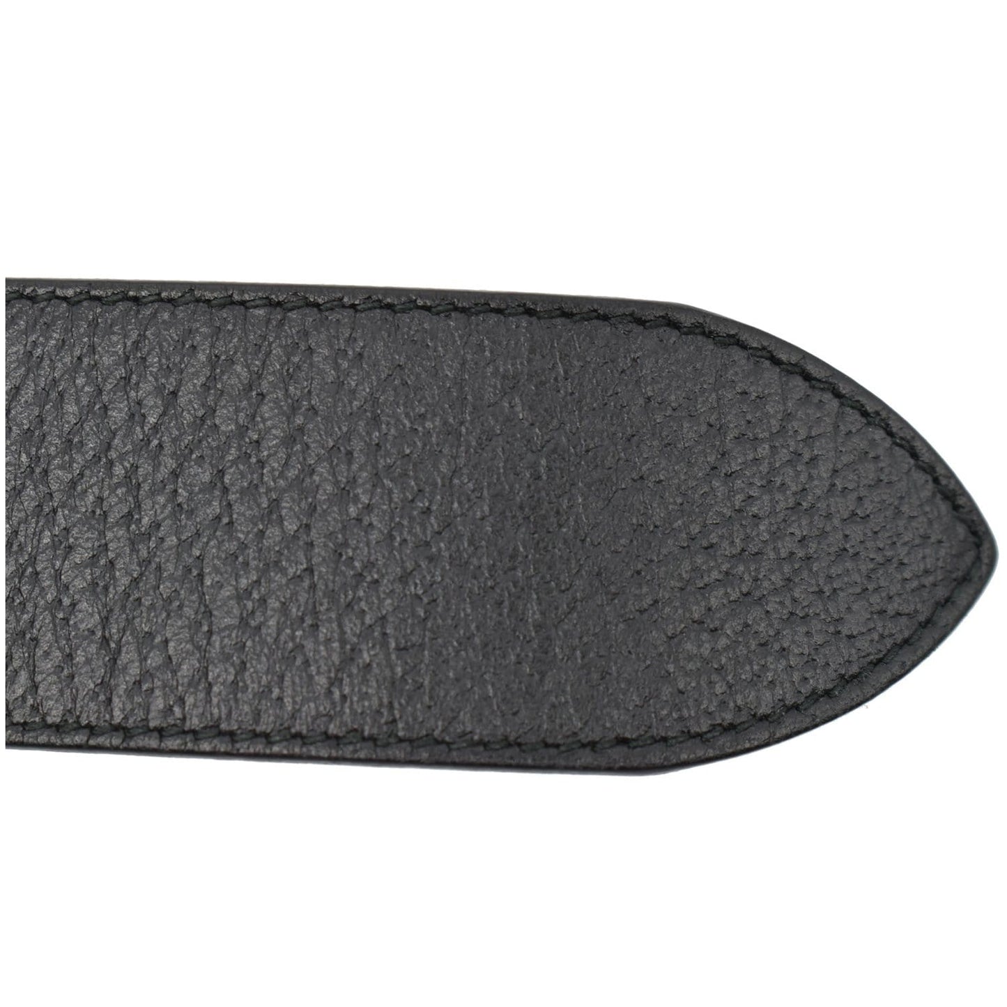 GUCCI Double G Buckle Leather Belt Black 406831 Size 90.36