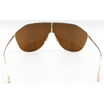FENDI FF  Gold Sunglasses Brown Lens