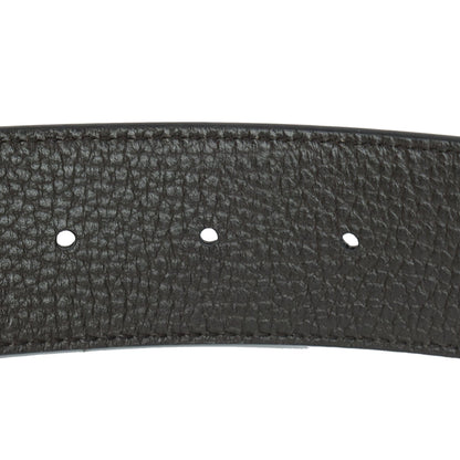 GUCCI GG Reversible Leather Belt Black/Brown 450000 Size 90.36