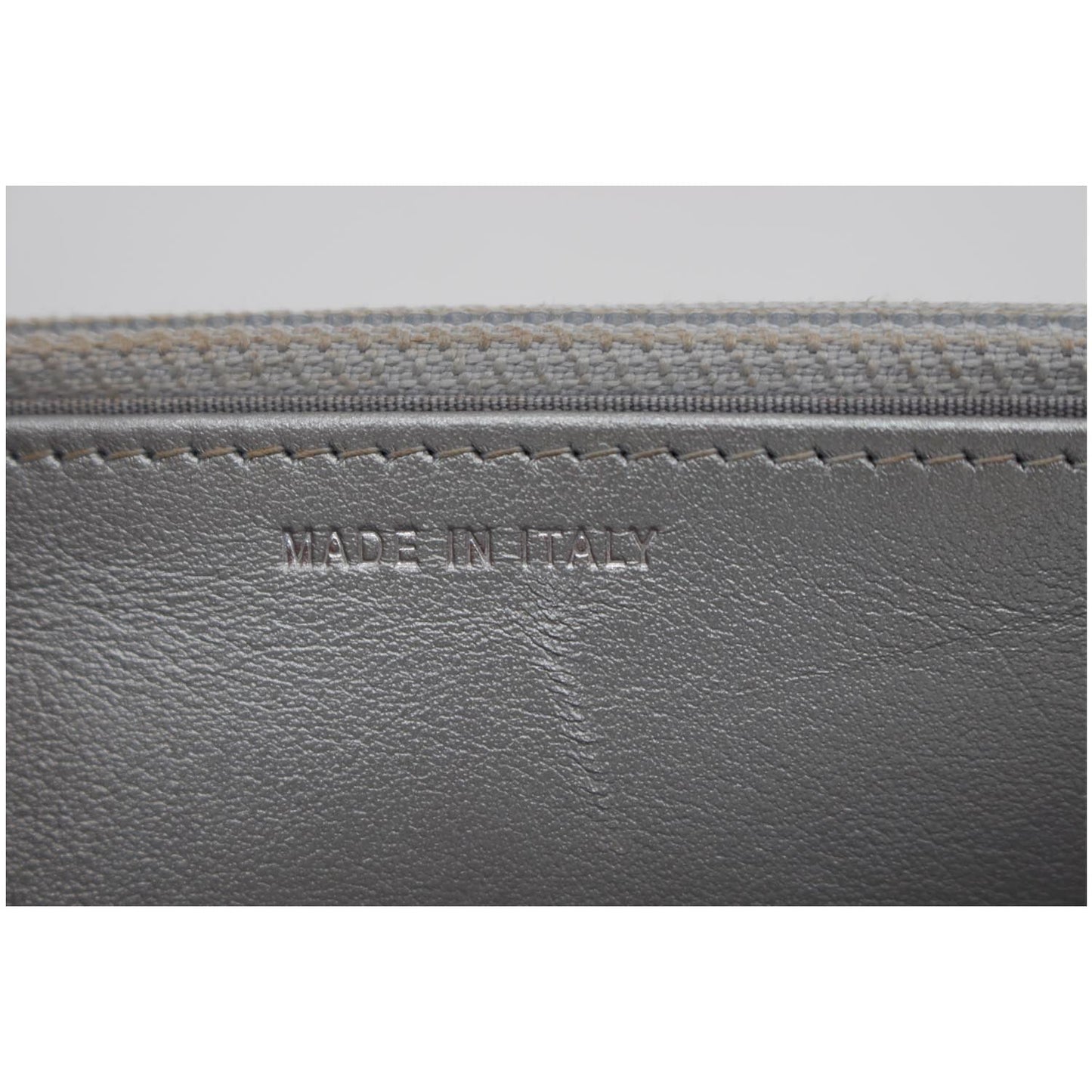 CHANEL Trendy CC Quilted Leather Wallet on Chain Crossbody Bag Silver