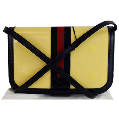 GUCCI Imprime Web Ophidia Messenger Bag 547799 Yellow