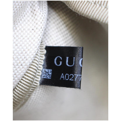 GUCCI Print Small Leather Belt Waist Bum Bag White 527792
