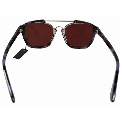 Christian Dior Abstract YH0/A1 58 Women Havana Sunglasses Orange Mirrored Lens