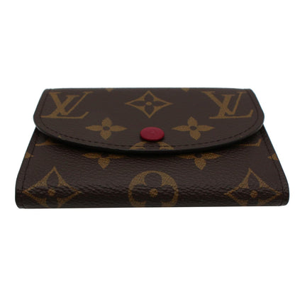 LOUIS VUITTON Rosalie Monogram Canvas Coin Purse Fuchsia