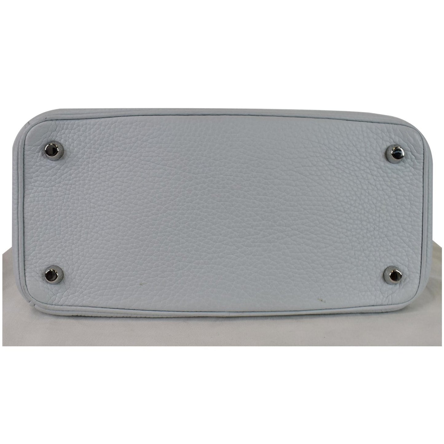 CHRISTIAN DIOR Be Dior Small Leather Flap Shoulder Bag Grey