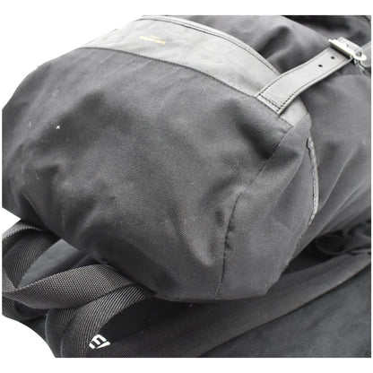 YVES SAINT LAURENT Hunting Rucksack Canvas Backpack Bag Black