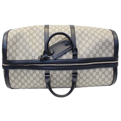 GUCCI GG Supreme Duffle Carry-on Bag 406382 Beige